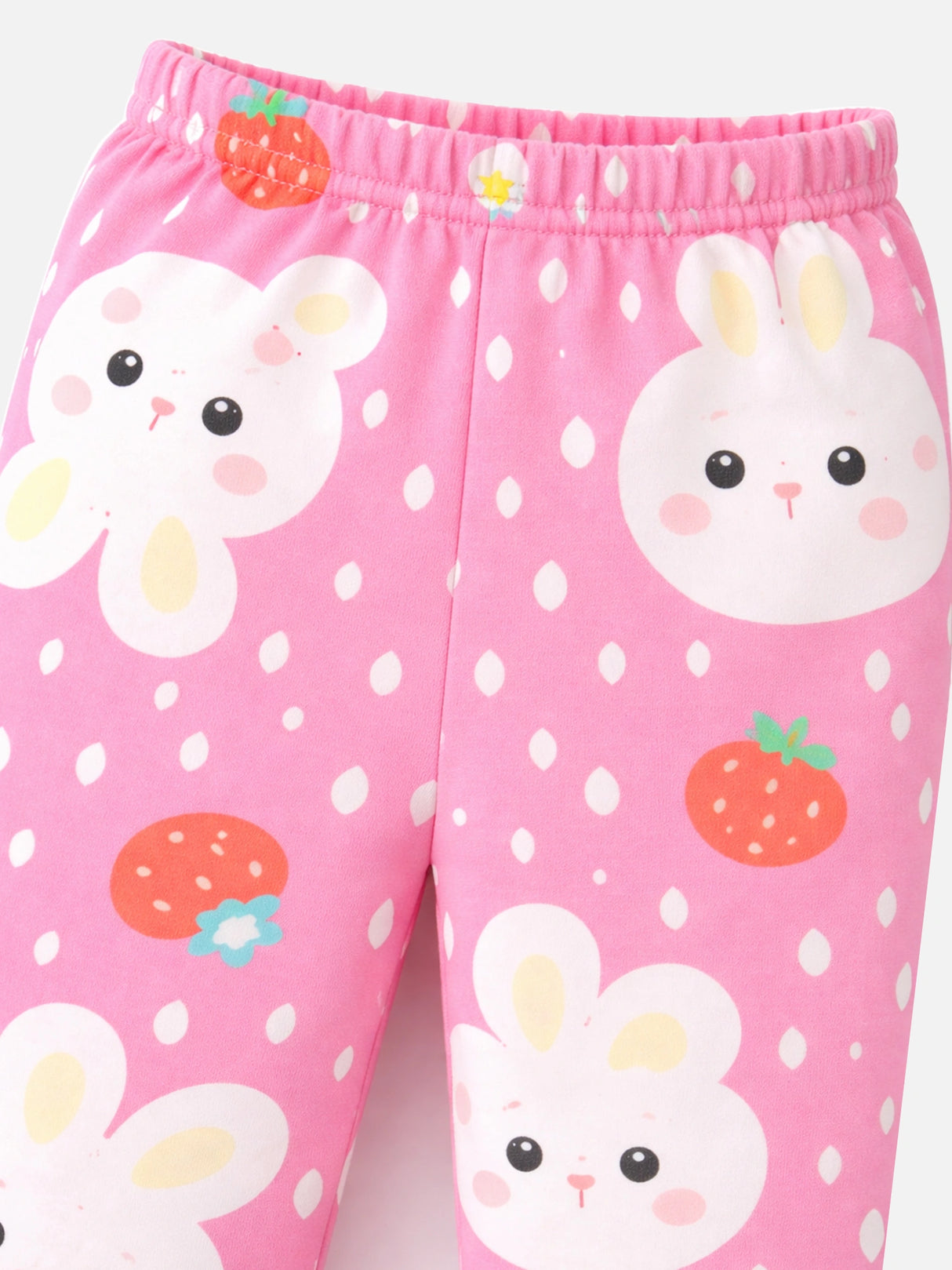 Baby Girls Inner Elastic Pyjama for Comfortable Sleepwear, Lounge Wear and Everyday Nightwear Use at Home