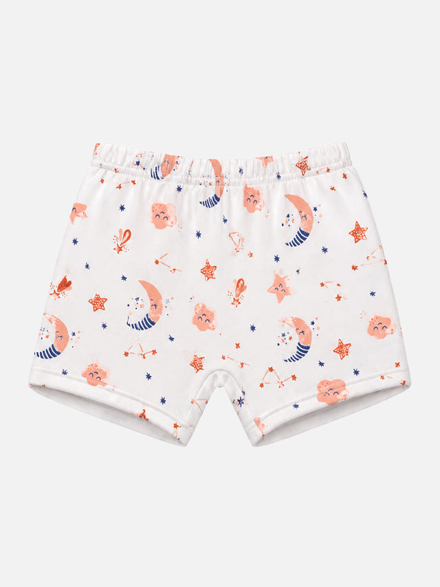 Baby Inner Elastic Shorts for Everyday Comfort, Easy Movement and Regular Wardrobe Essentials - Pack of 3