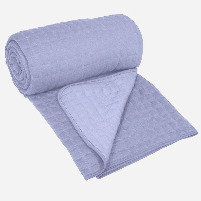 King Size Cotton Jersey Bedcover Geometric Quilted - Bodycare