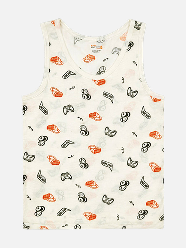 GOTS Certified Organic Cotton Boys Vest Pack of 3 Ultra Soft Breathable Innerwear Skin Friendly Tagless Comfort