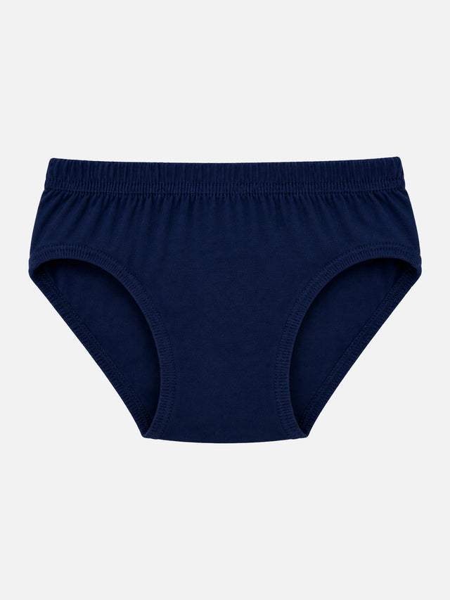 Boys 100% Cotton Innerwear Briefs with Comfortable Fit Styling for Everyday Essentials and Regular Use - Pack of 6