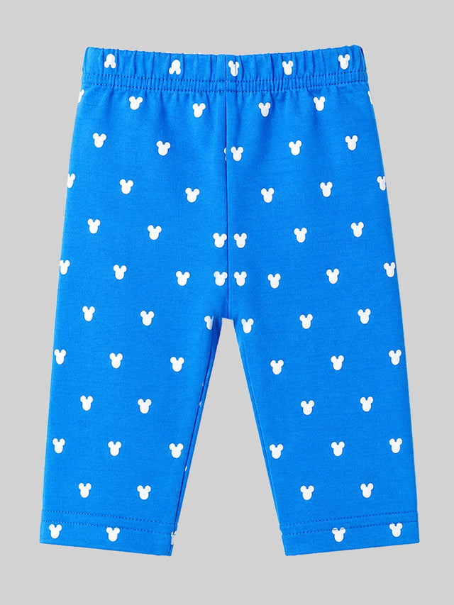 Baby Boys Mickey & Friends 100% Cotton Capri for Character Casual Wear, Easy Movement and Lounge Comfort - Pack of 2