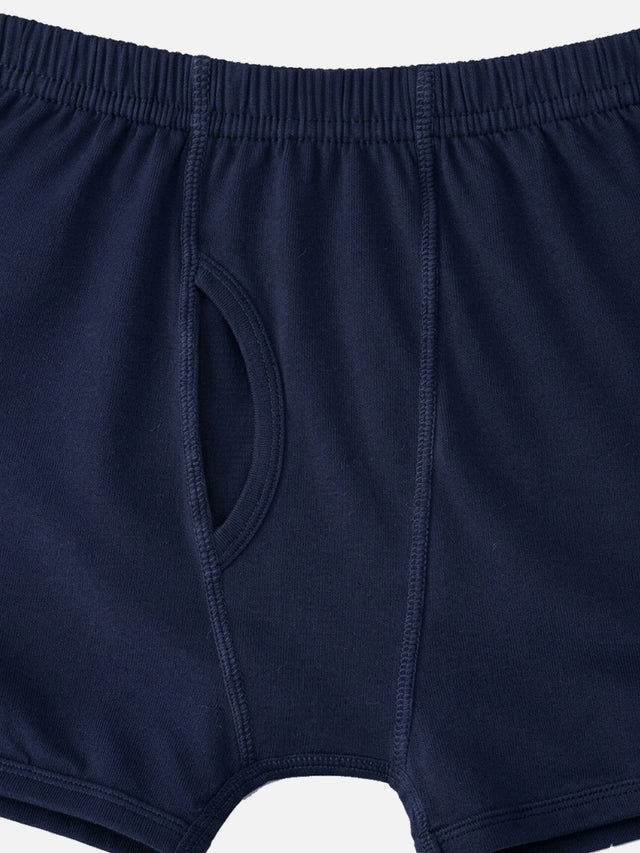 Boys Cotton Trunk with Inner Elastic for Everyday Innerwear Comfort and Practical Regular Use - Pack of 2