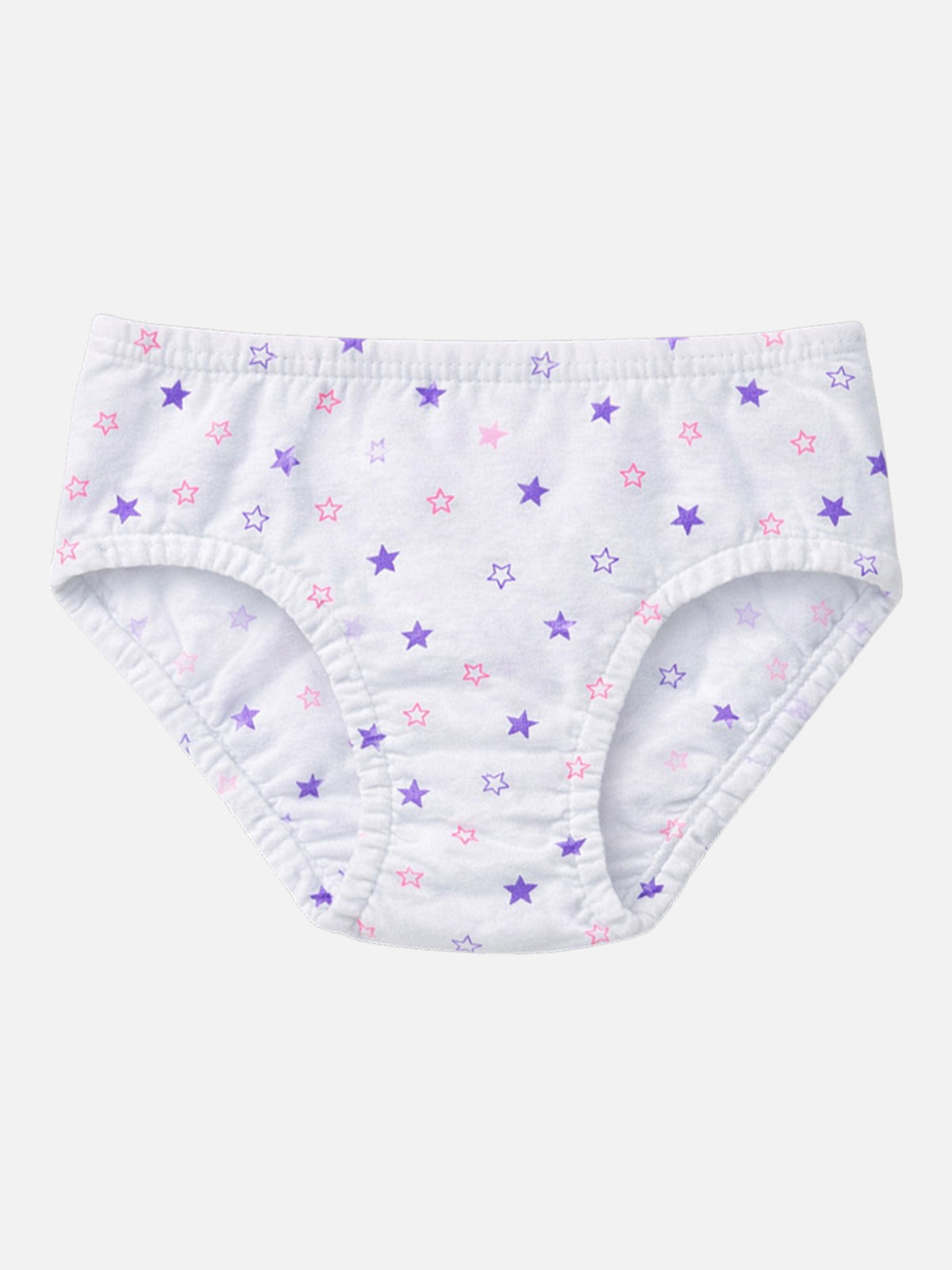 Girls 100% Cotton Panty with Inner Elastic for Soft Everyday Innerwear Comfort and Regular Use - Pack of 6