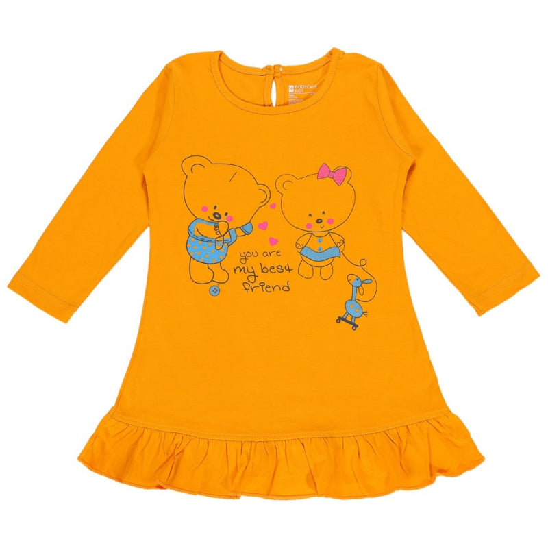 Bodycare Girls Cotton Frock Kanthi Open Full Sleeves