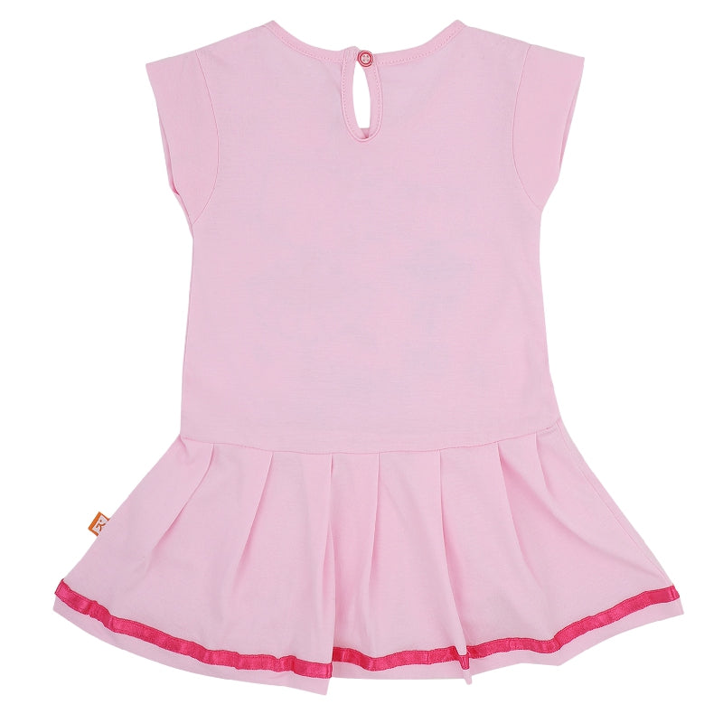 Bodycare Girls Cotton Half Sleeves Round Neck Frock