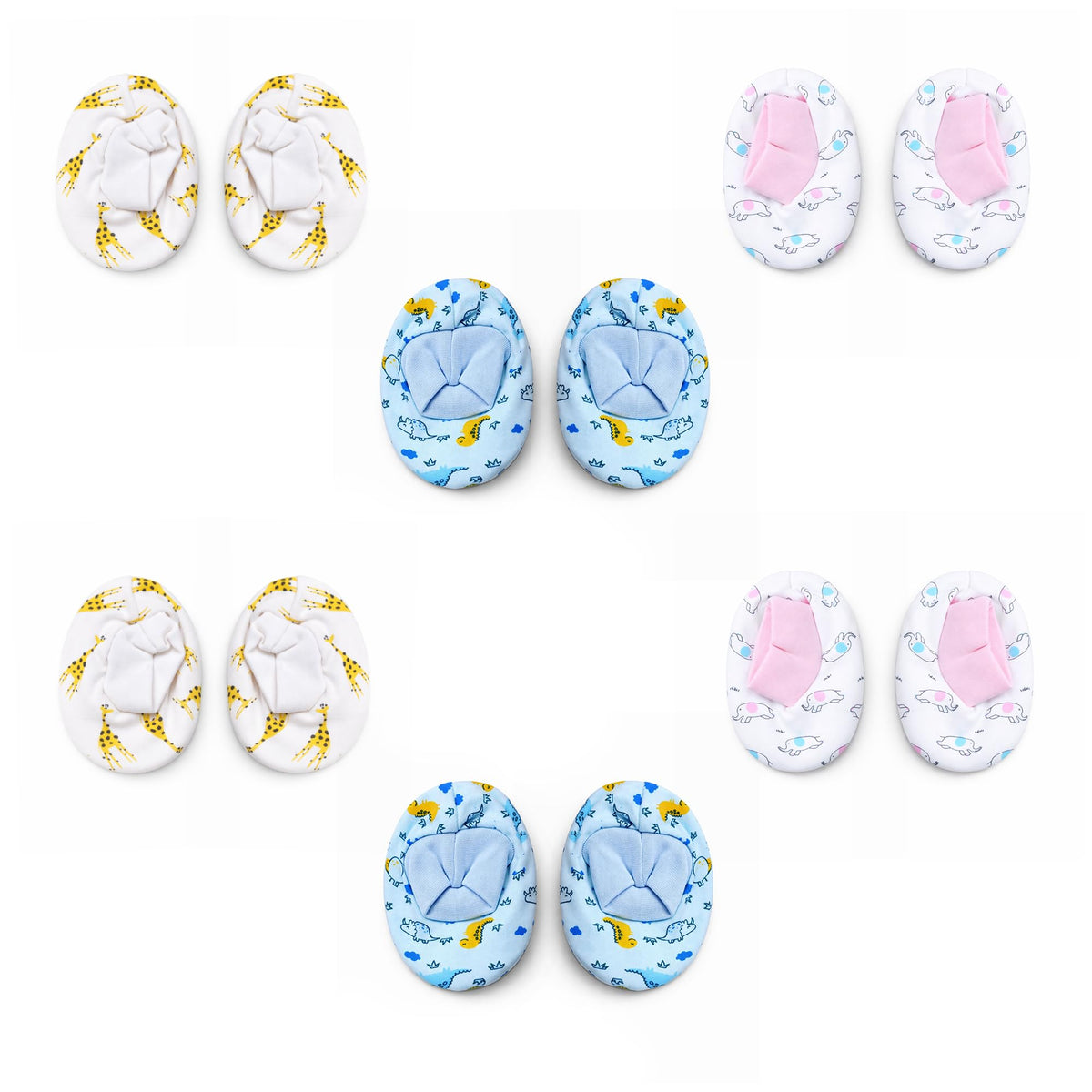 Baby Booties Pack of 6 - Color14 - F