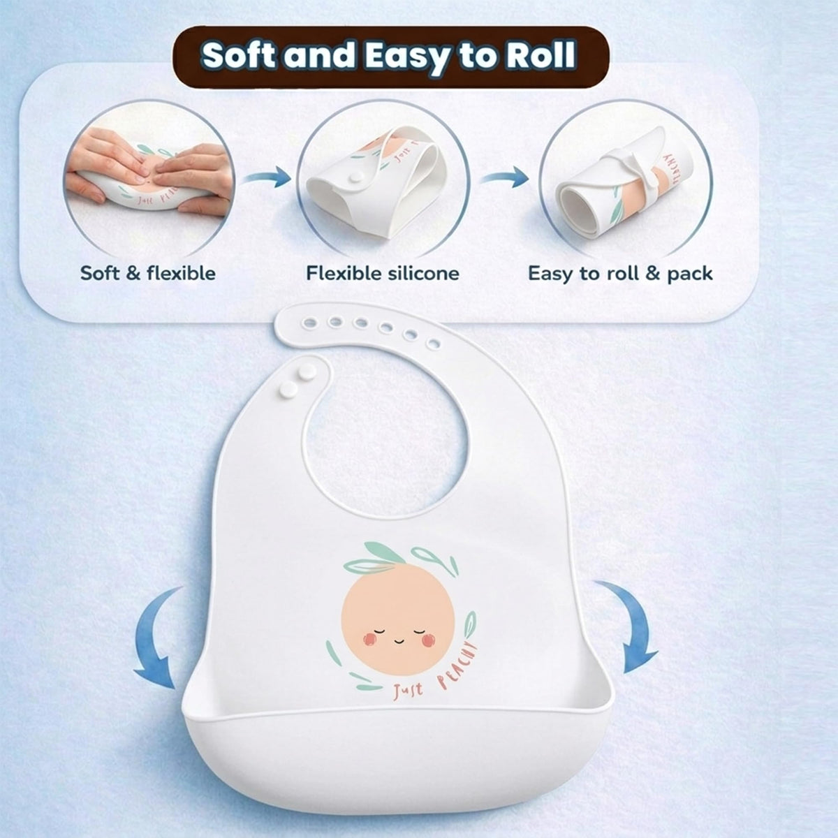 Baby Bibs Pack of 6 - Off White - F