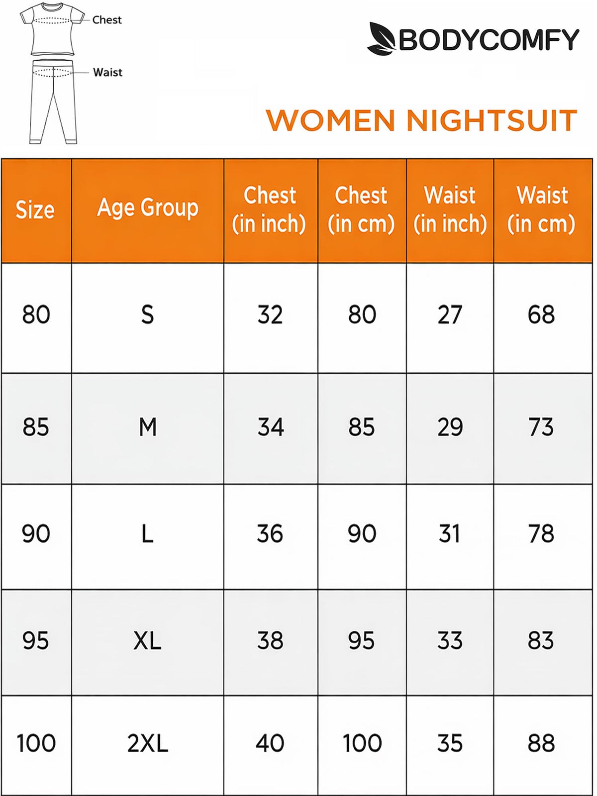 Women's Single Jersey Night Suit - Black - XL