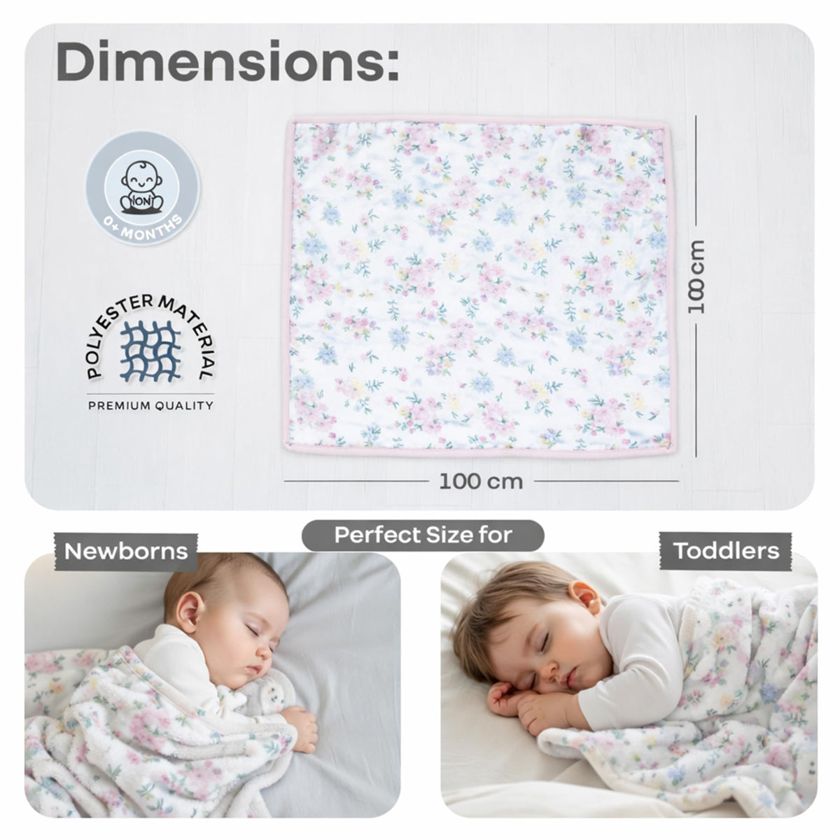 Baby Quilted Blanket - Assorted-2 - F