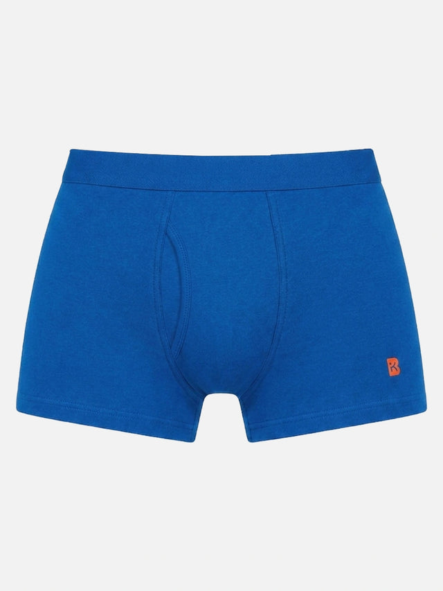 Boys Cotton Solid Trunks with Breathable Innerwear Comfort, Elastic Waistband and Stretchable Fit - Pack of 2