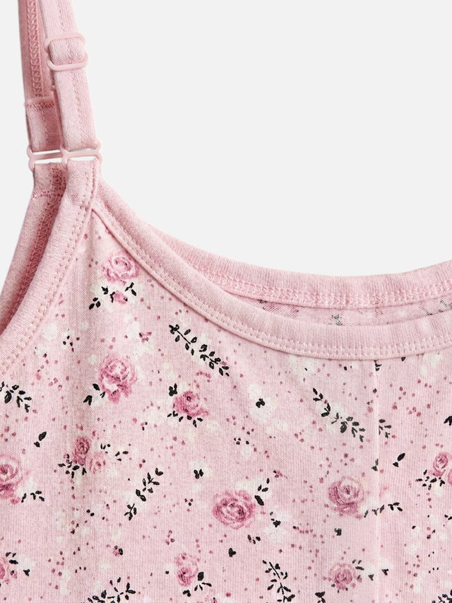 Girls Cotton Round Neck Sleeveless Vest for Everyday Innerwear Comfort and Easy Layering as a Wardrobe Essential