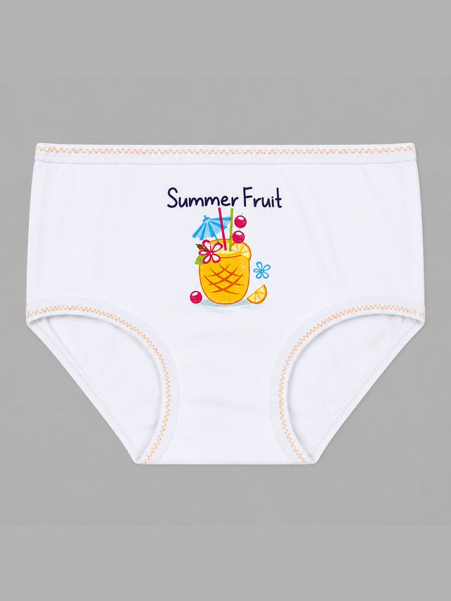 Girls Innerwear Panty with Top Elastic for Everyday Comfort, Easy Fit and Wardrobe Essentials - Pack of 3