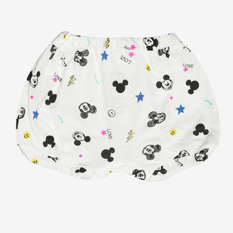 Baby Mickey & Friends 100% Cotton Bloomer Inner Elastic Pack of 3 - Bodycare
