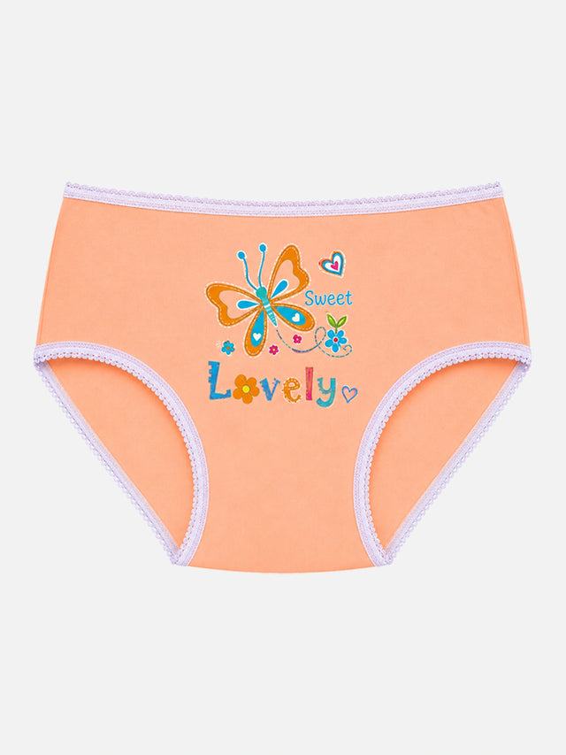 Girls Innerwear Panty with Top Elastic for Comfortable Everyday Fit, Easy Support and Wardrobe Essentials - Pack of 3