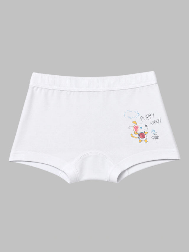Baby Boys Single Jersey Trunk with Inner Elastic Waistband for Comfortable Innerwear Essentials - Pack of 6