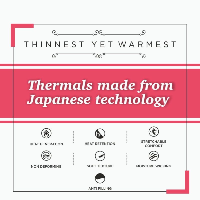 Ayaki Bodycare Men Miyabi Slim Fit Thermal Top Round Neck Full Sleeves