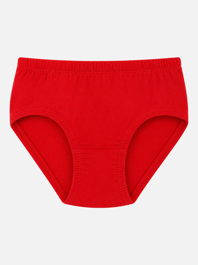 Girls 100% Cotton Innerwear Panty for Soft Comfort, Easy Movement and Everyday Wardrobe Essentials - Pack of 3