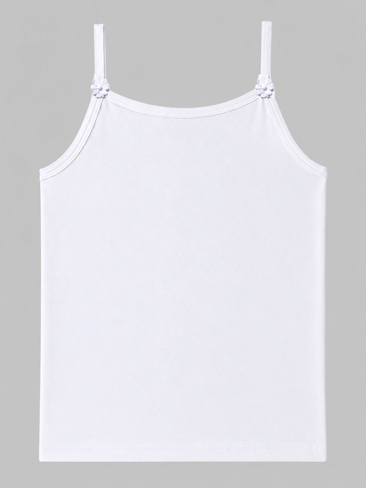 Girls Sleeveless Vest with Dori Neck Design for Comfortable Everyday Innerwear Essentials and Regular Use - Pack of 6