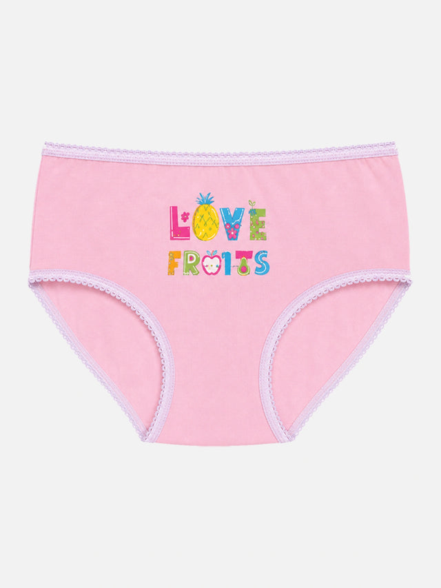 Girls Innerwear Panty with Top Elastic for Comfortable Everyday Fit, Easy Support and Wardrobe Essentials - Pack of 3