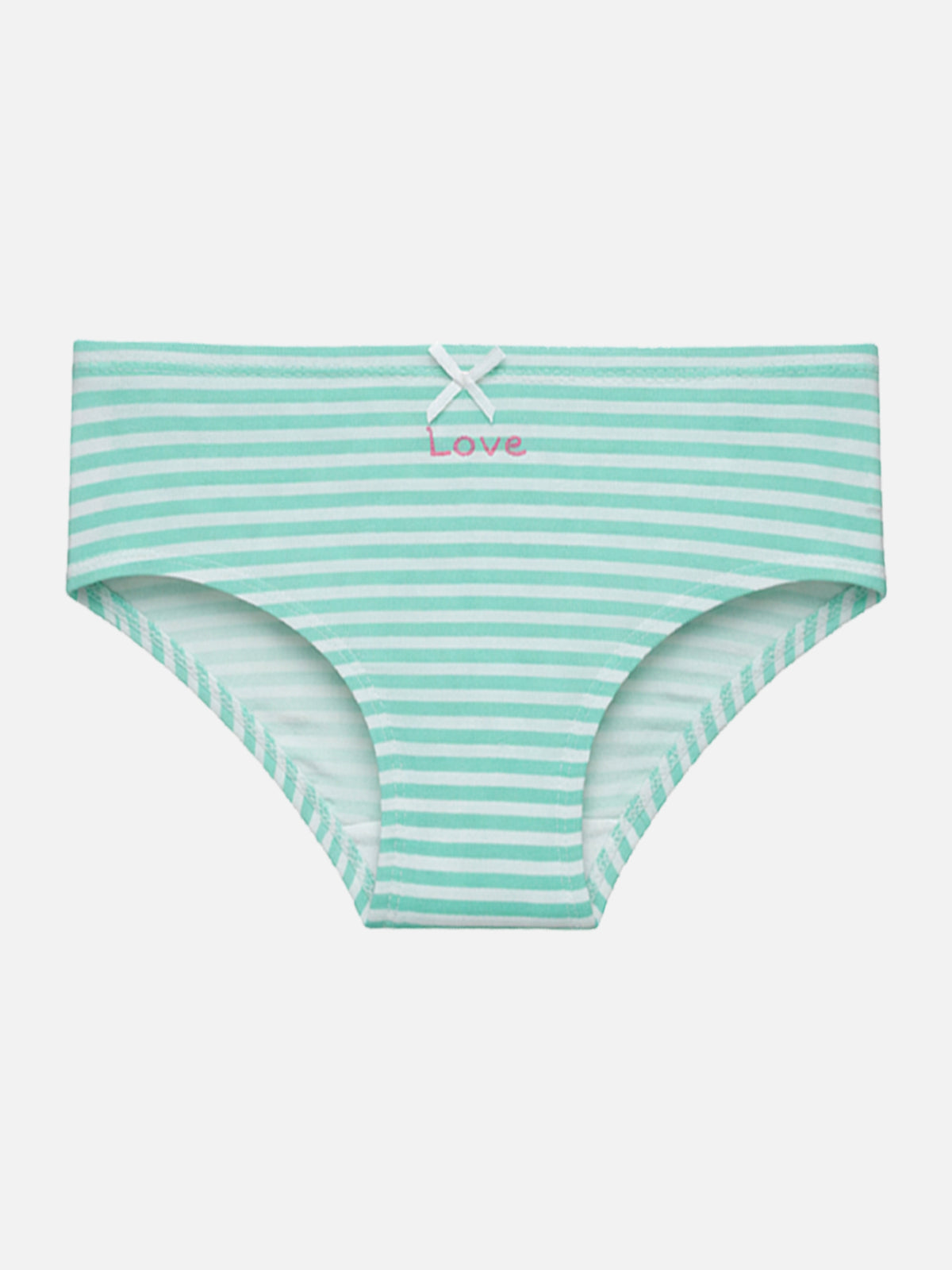Girls Innerwear Panty Cotton Spandex Full Coverage Brief with Inner Elastic for Everyday Comfort - Pack of 3