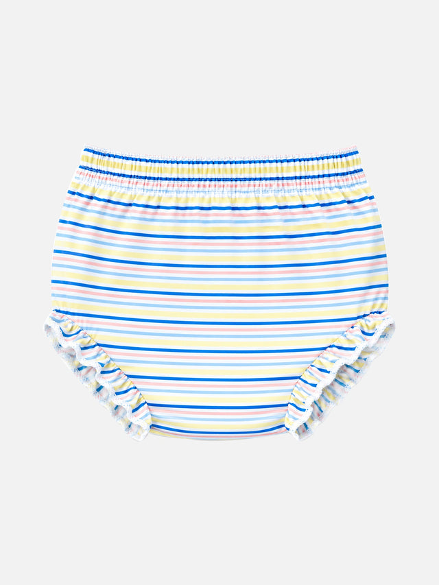 Baby Girls 100% Cotton Panty for Soft Breathable Everyday Innerwear Comfort and Regular Use - Pack of 3