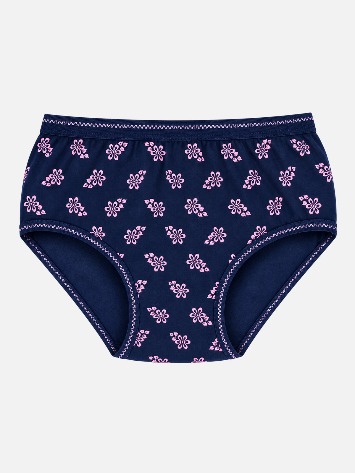 Baby Girls Printed Panties with Top Elastic for Everyday Innerwear Comfort and Regular Wardrobe Use - Pack of 6
