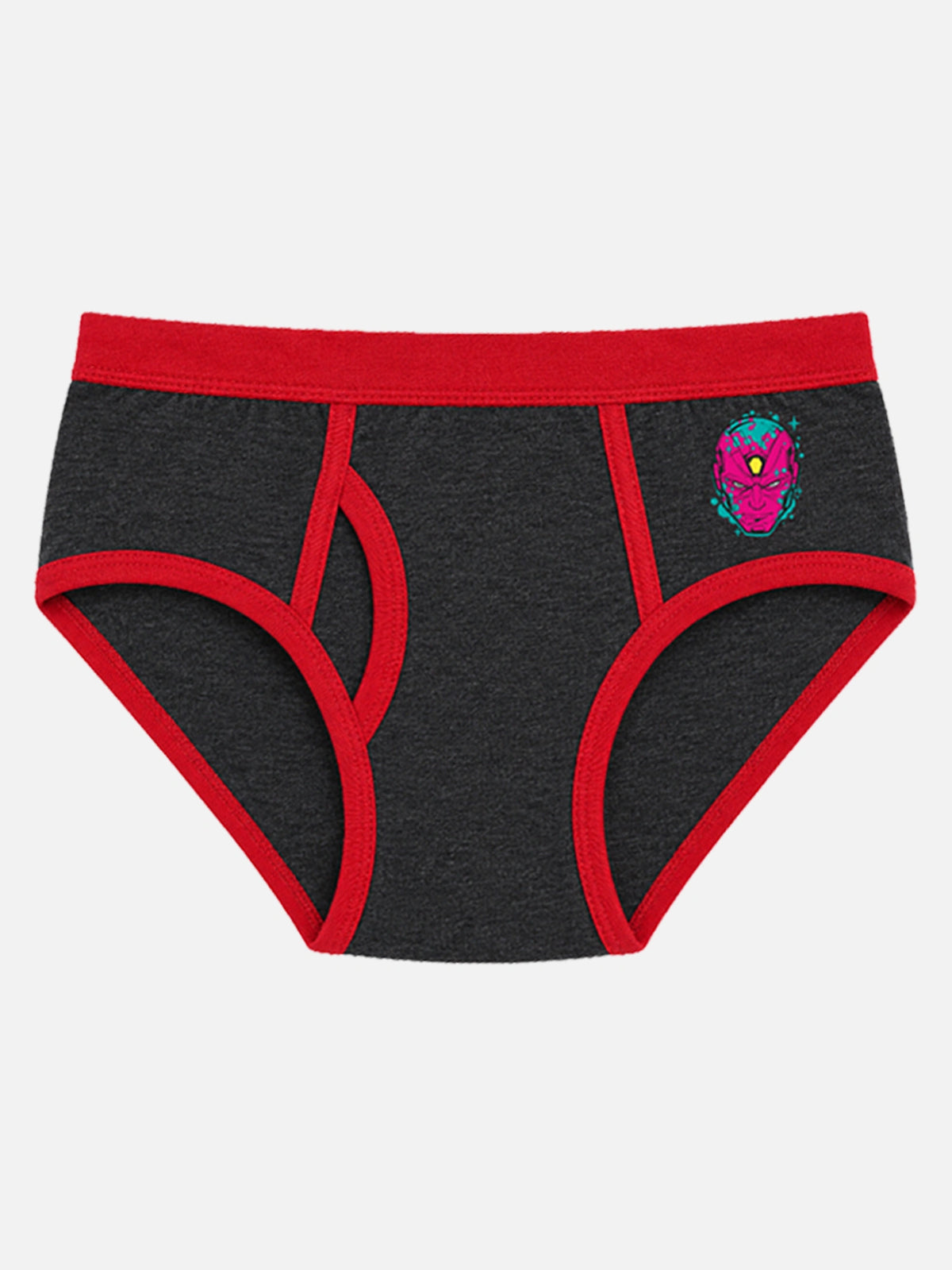 Boys Cotton Spandex Innerwear Brief with Stretch Lycra Band for Everyday Comfort and Secure Fit - Pack of 6