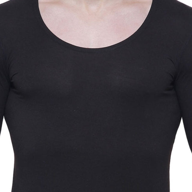 Men Slim Fit Thermal Top Round Neck Full Sleeves - Bodycare