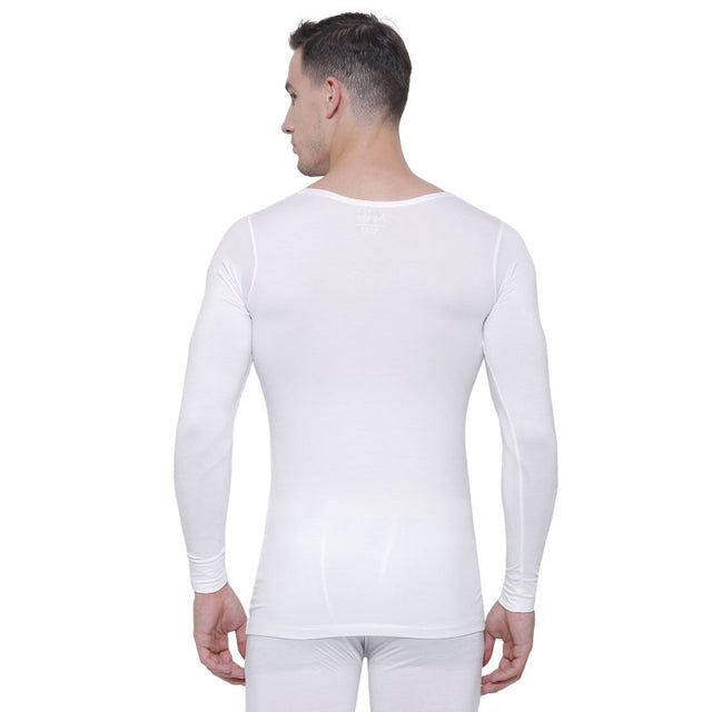 Men Slim Fit Thermal Top Round Neck Full Sleeves - Bodycare