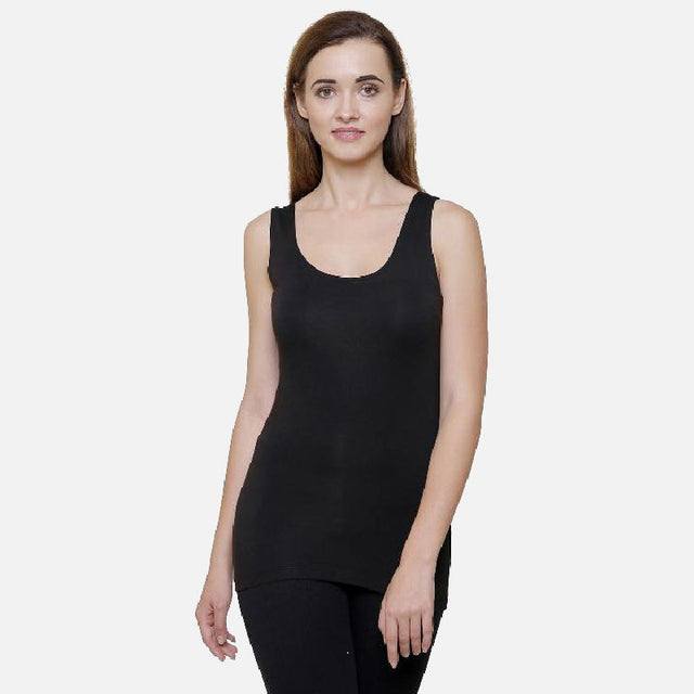 Women Slim Fit Tank Top Round Neck Sleeveless - Bodycare