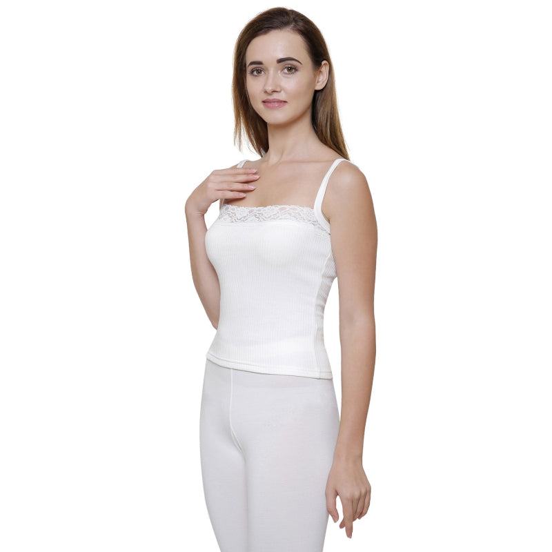 Women Antibacterial Thermal Top Round Neck Sleeveless - Bodycare