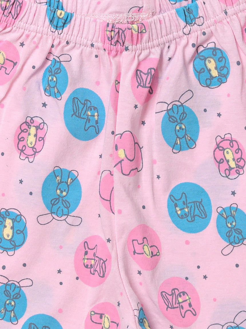 Baby Front Open Half Sleeves Short Suit Single Jersey