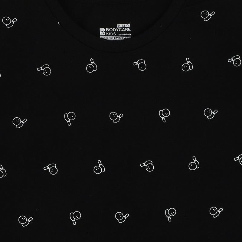 Bodycare Boys Antiviral Printed T-Shirt