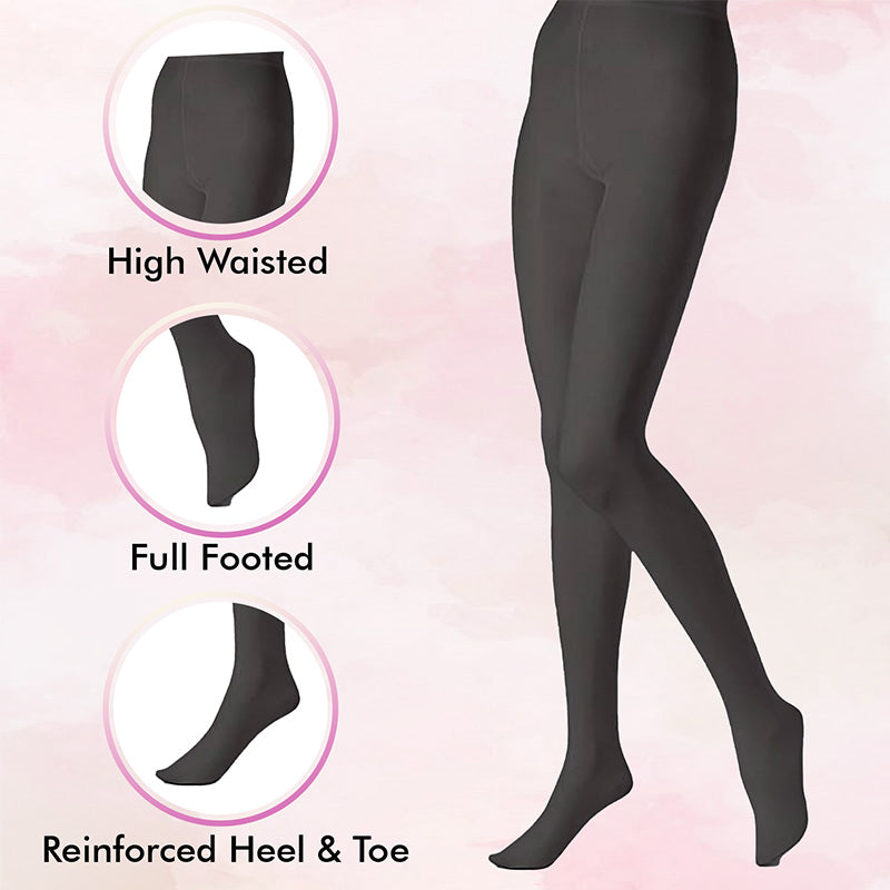 Bodycare Girls Tights - Charcoal Melange