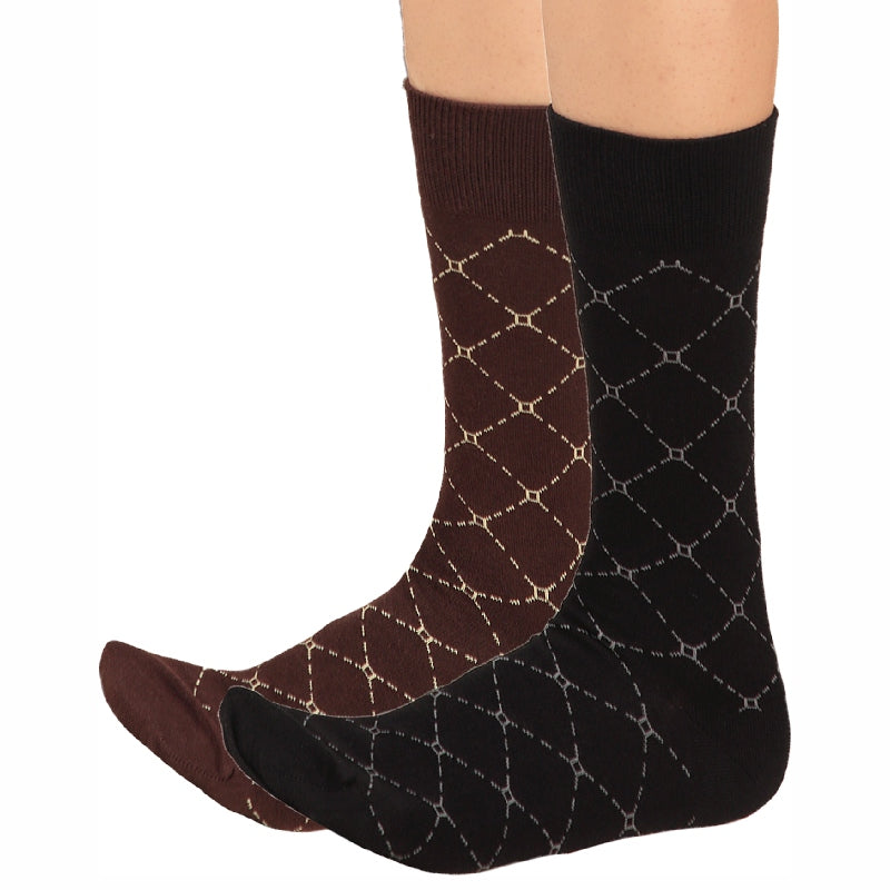 Bodycare Mens Calf Length Solid Socks Pack Of 2