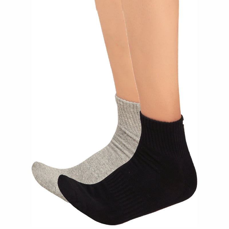 Bodycare Mens Ankle Length Solid Socks Pack Of 2