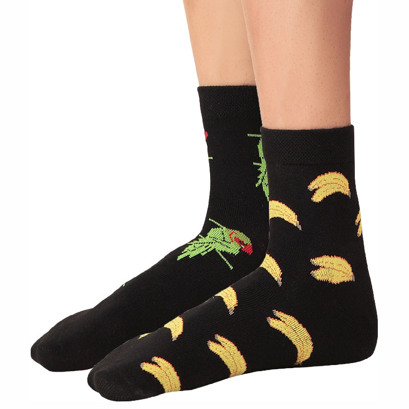 Bodycare Mens Mid Calf Printed Socks Pack Of 2