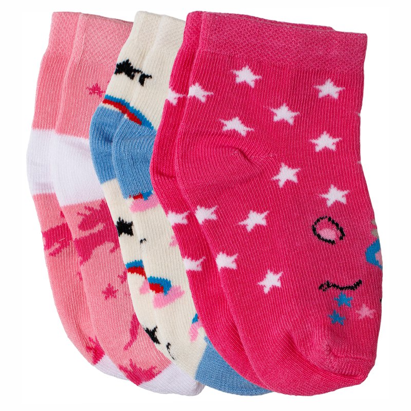 Bodycare Girls Socks Pack Of 3