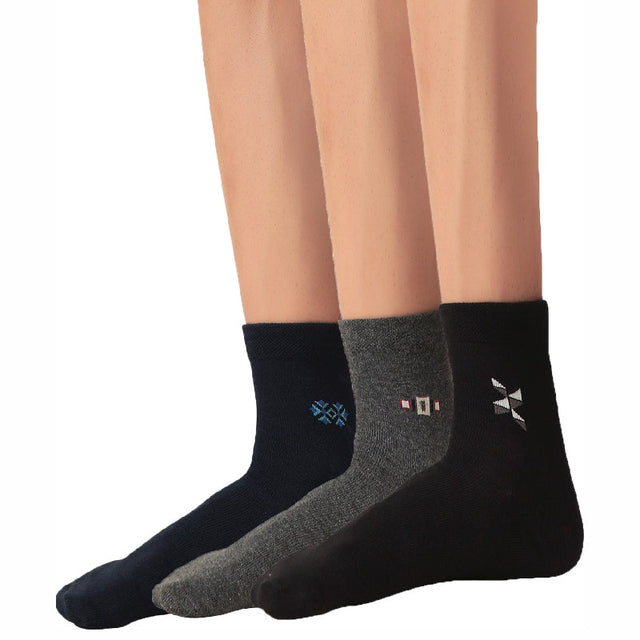 Men Mid Calf Socks Pack of 3 - Bodycare
