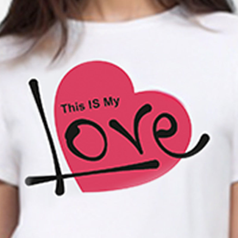 DYCA Women Tshirt Round Neck Half Sleeves - White