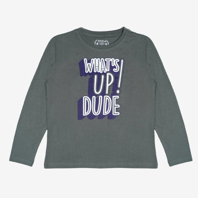 Boys 100% Cotton T-Shirt Round Neck Full Sleeves - Bodycare