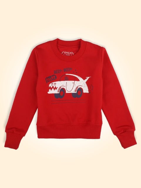 DYCA Boys Cotton Full Sleeves Sweatshirt