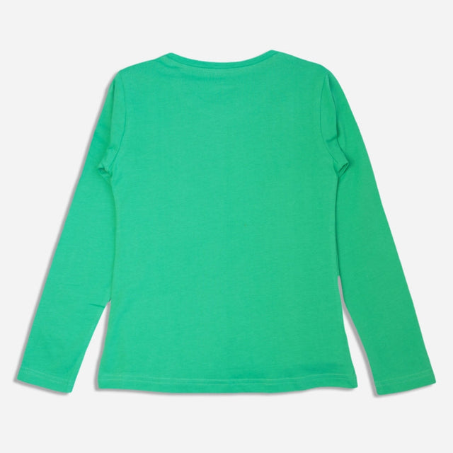 Girls 100% Cotton T-Shirt Round Neck Full Sleeves - Bodycare