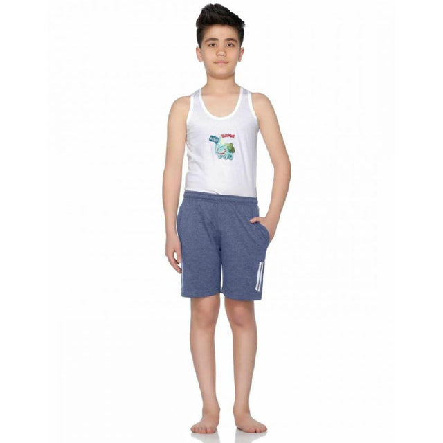 Boys 100% Cotton Shorts Side Pockets - Bodycare