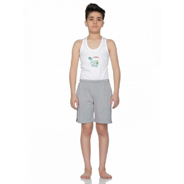 Boys 100% Cotton Shorts Side Pockets - Bodycare