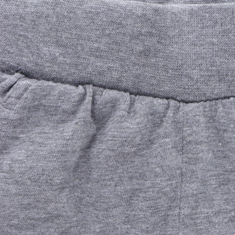 Close-up of soft grey kids innerwear waistband with comfortable elastic fabric
