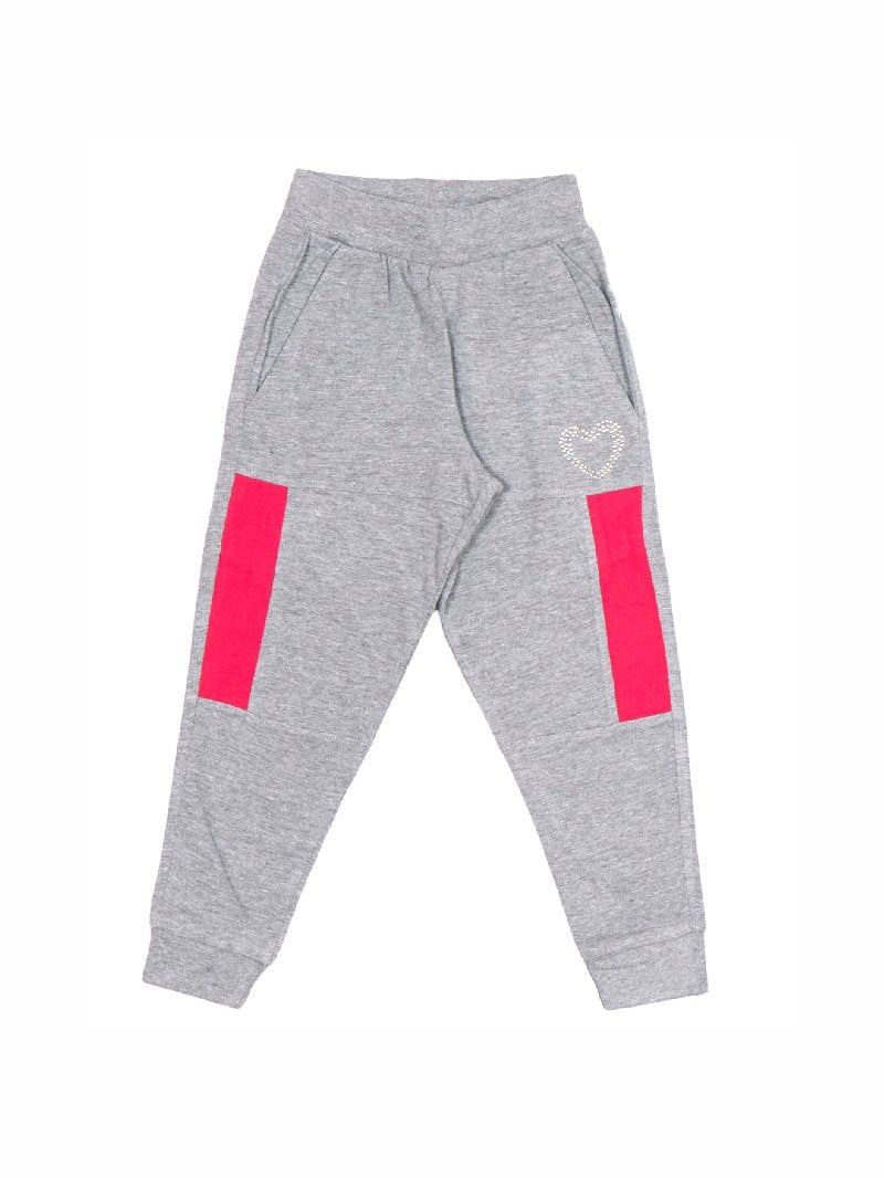 Girls 100% Cotton Track Pant Side Pockets - Bodycare
