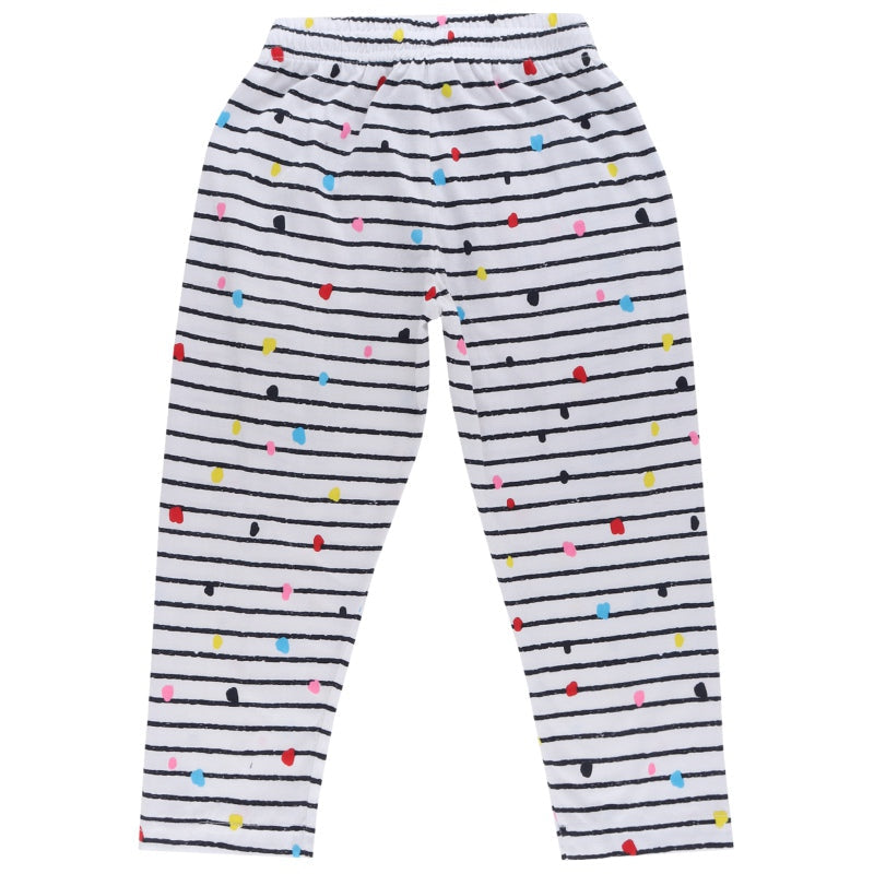 DYCA Girls Cotton Track Pant Self Design