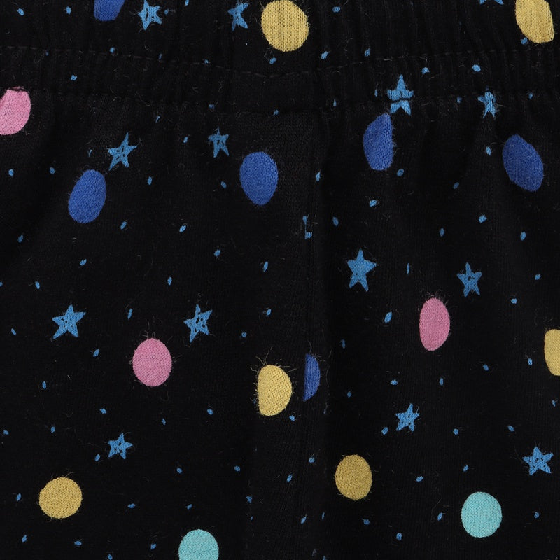 DYCA Girls Cotton Track Pant Self Design